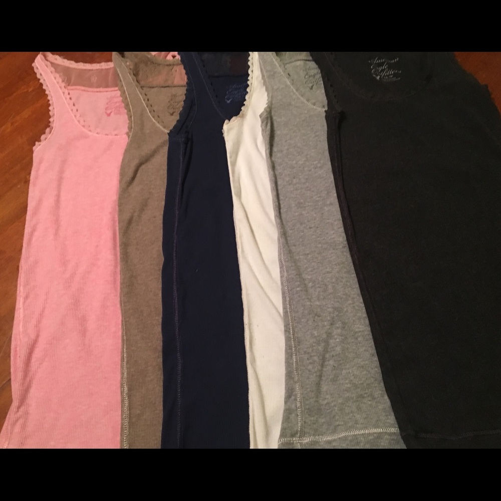 American eagle outfitters lace racer back tanks
